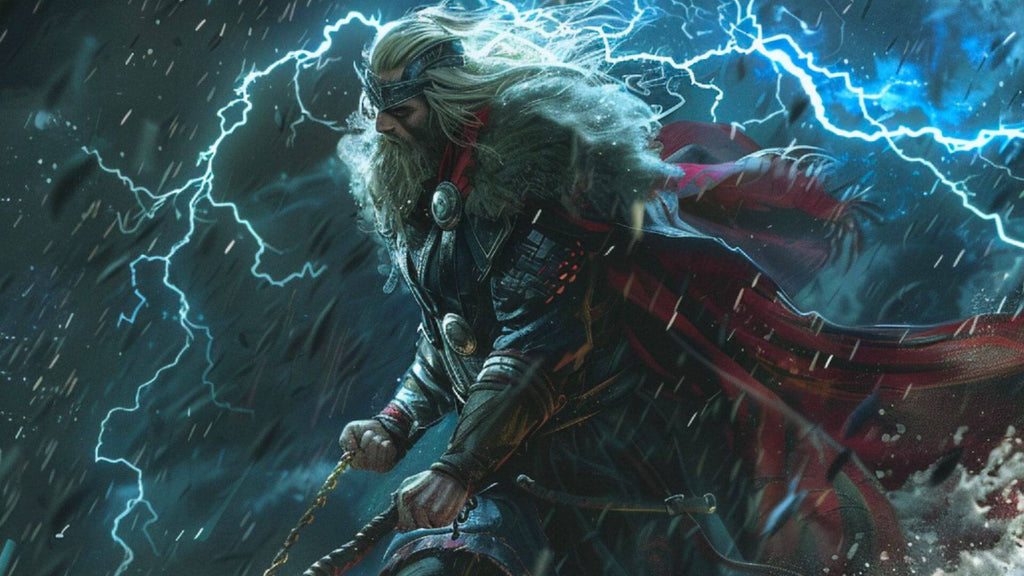 Thor the God of Thunder - Blog banner for Vikheim