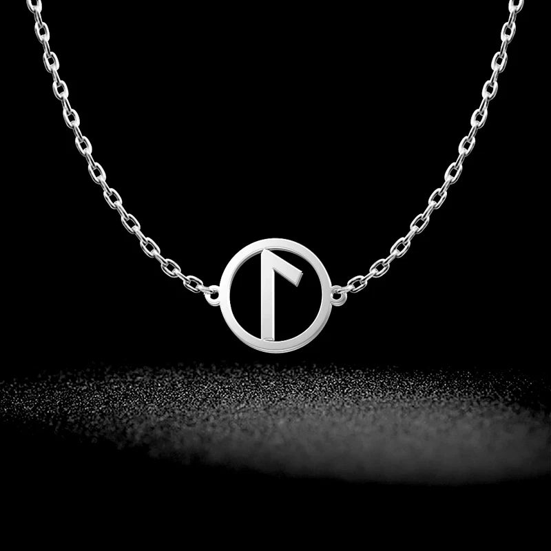 Elder Futhark Runic Protection Necklace