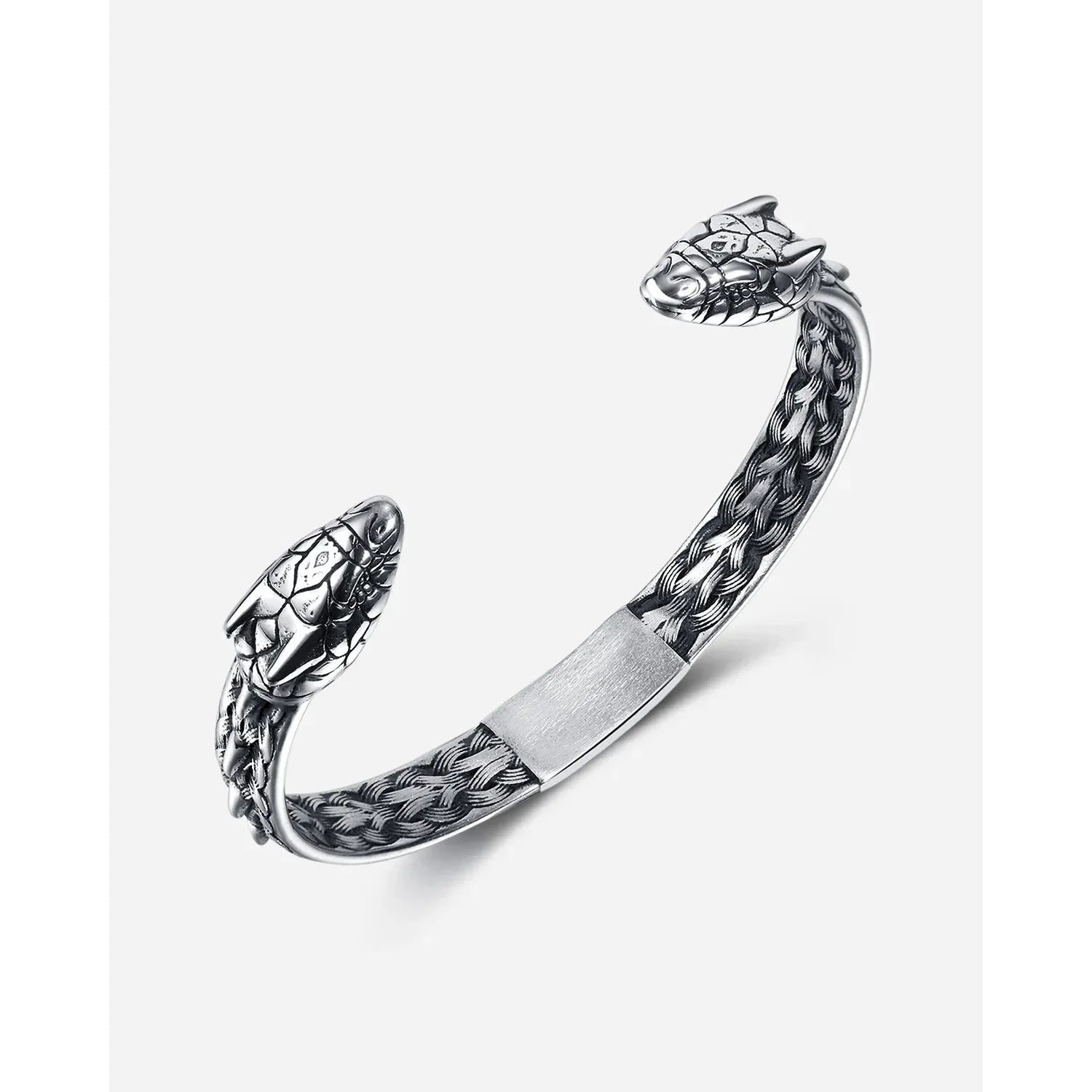 Fenrir Stainless Steel Woven Cuff
