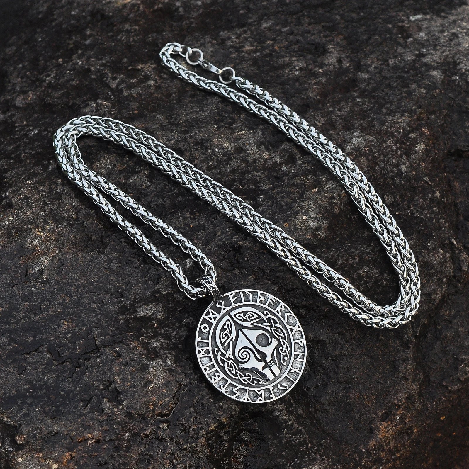 Hel’s Underworld Stainless Steel Necklace - Vikheim