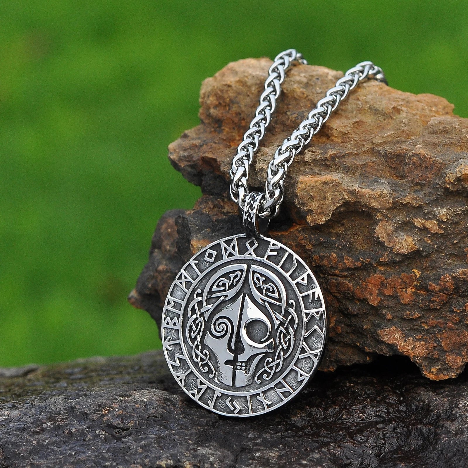 Hel’s Underworld Stainless Steel Necklace - Vikheim