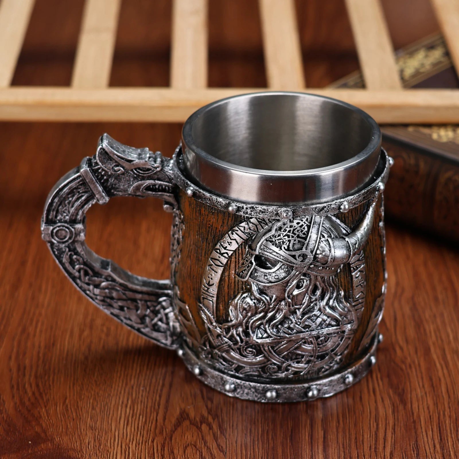 Medieval Viking Dragon Beer Mug | Norse Drinking Vessel - Vikheim