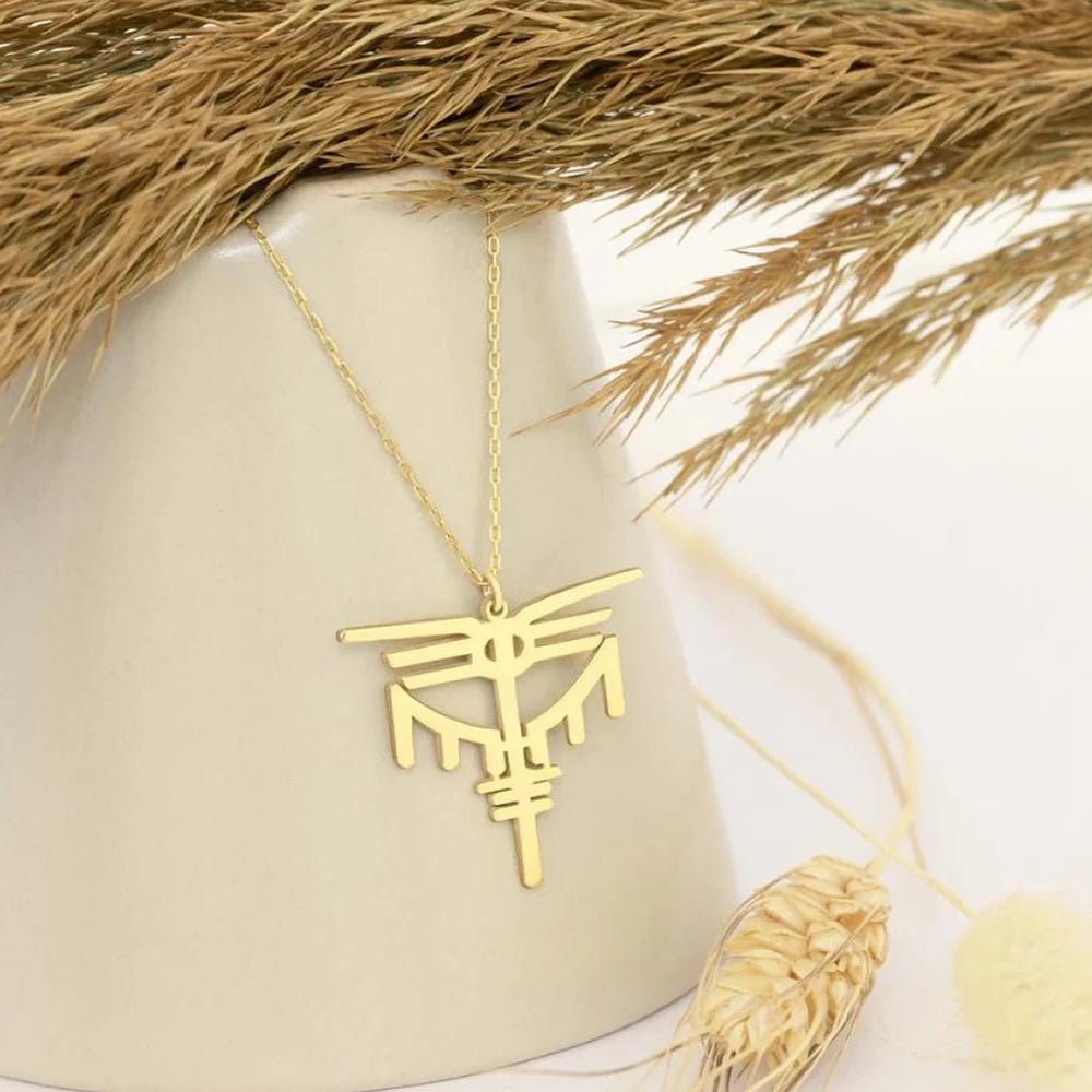 Nordic Female Warrior Goddess Necklace – Stainless Steel Valkyrie Amulet - Vikheim