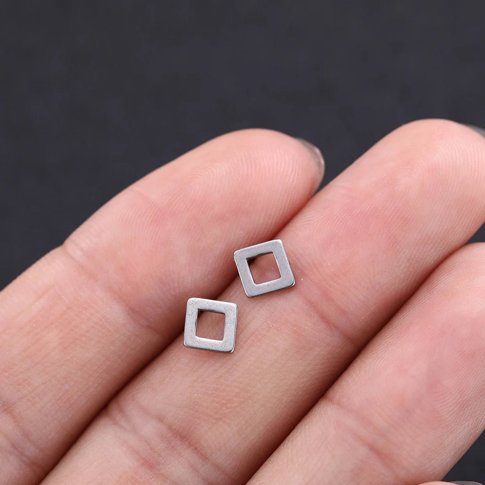 Nordic Runes Letter Stud Earrings - Vikheim