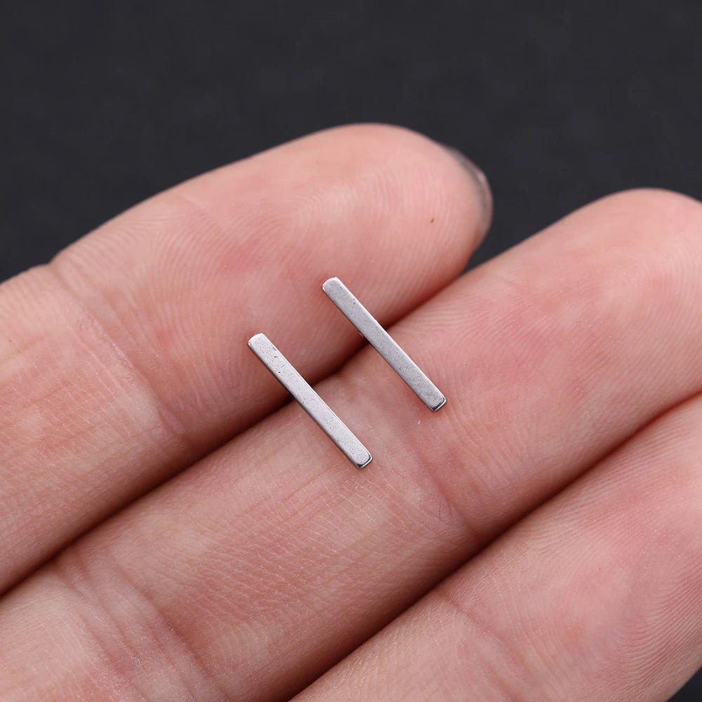 Nordic Runes Letter Stud Earrings - Vikheim