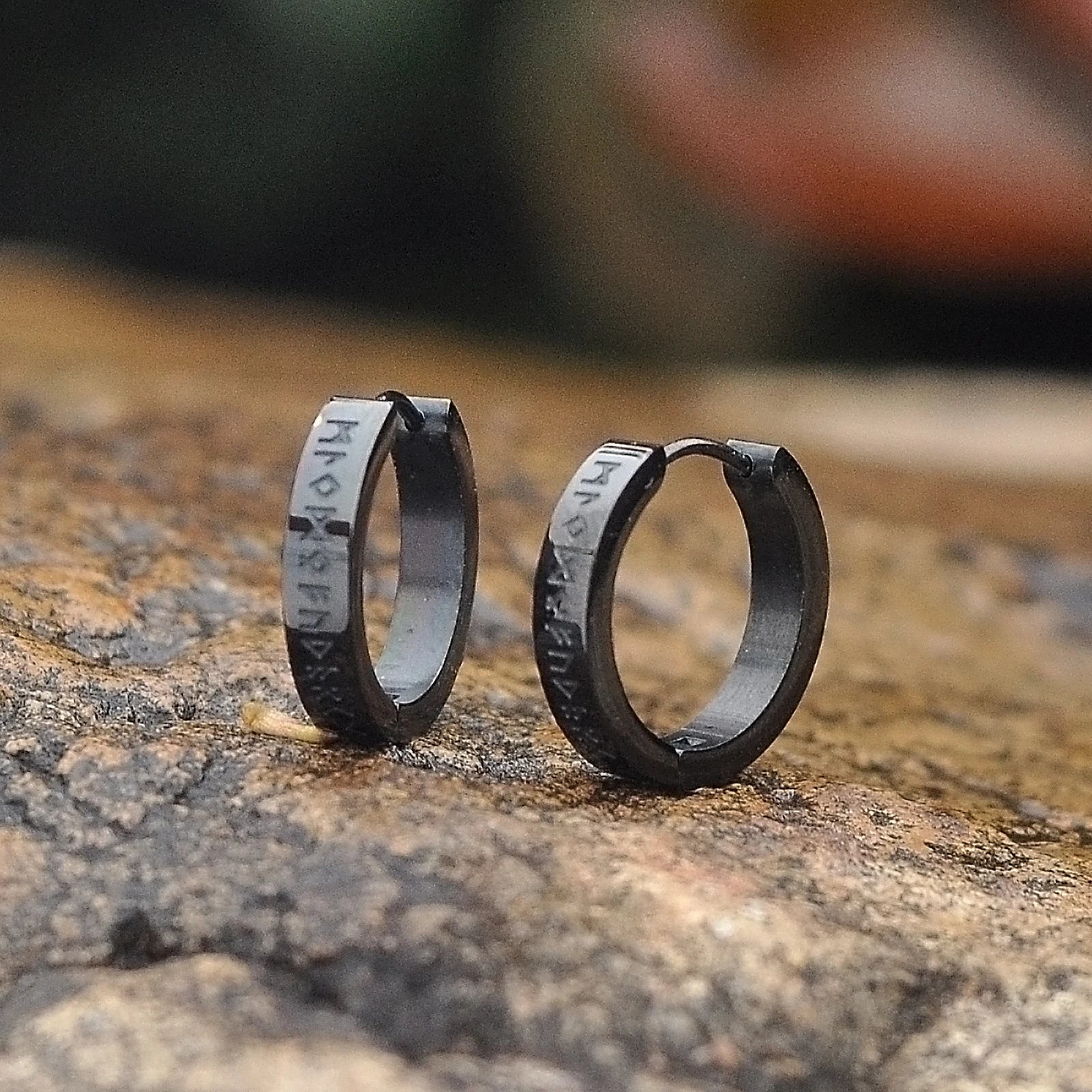 Rune Hoop Earrings - Vikheim