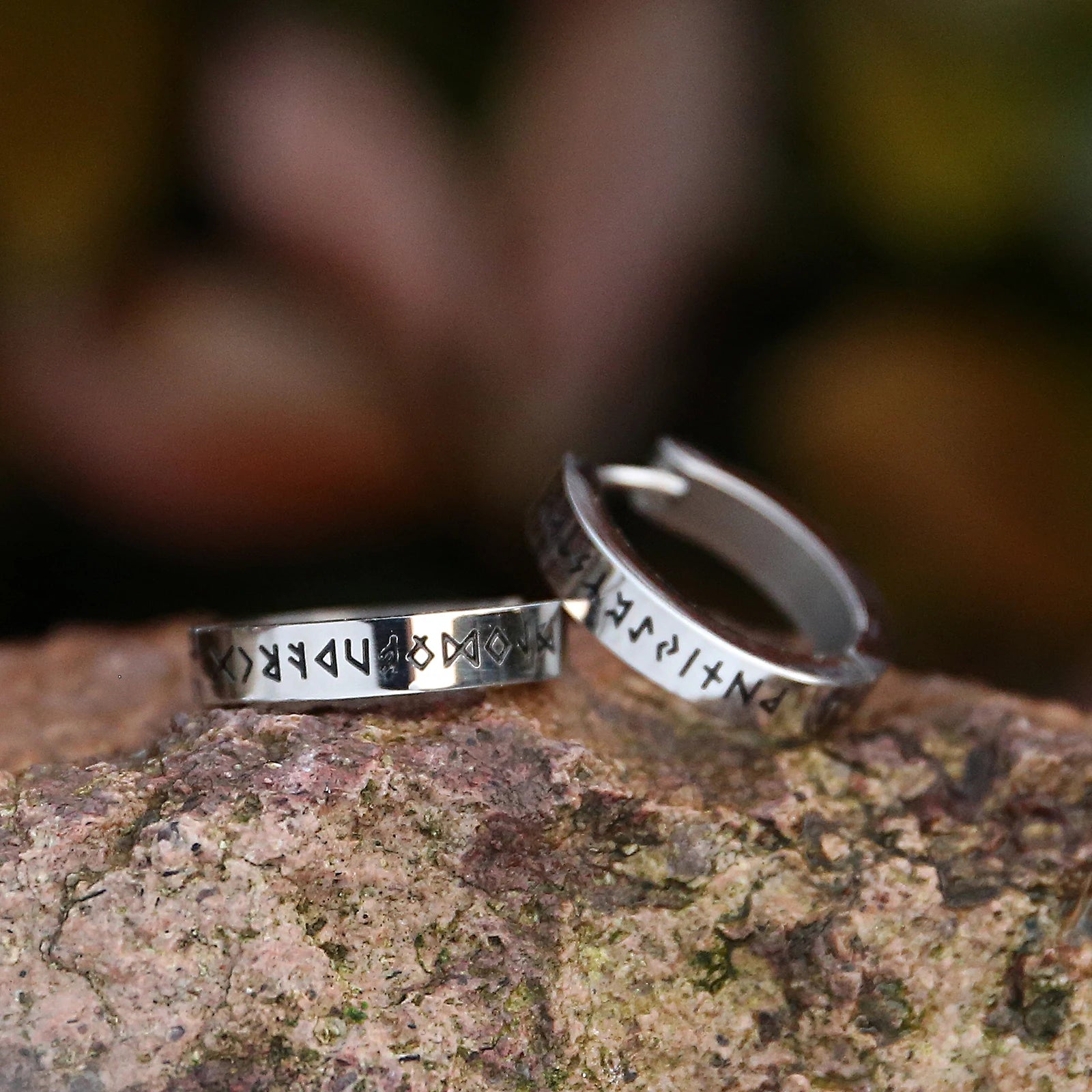 Rune Hoop Earrings - Vikheim