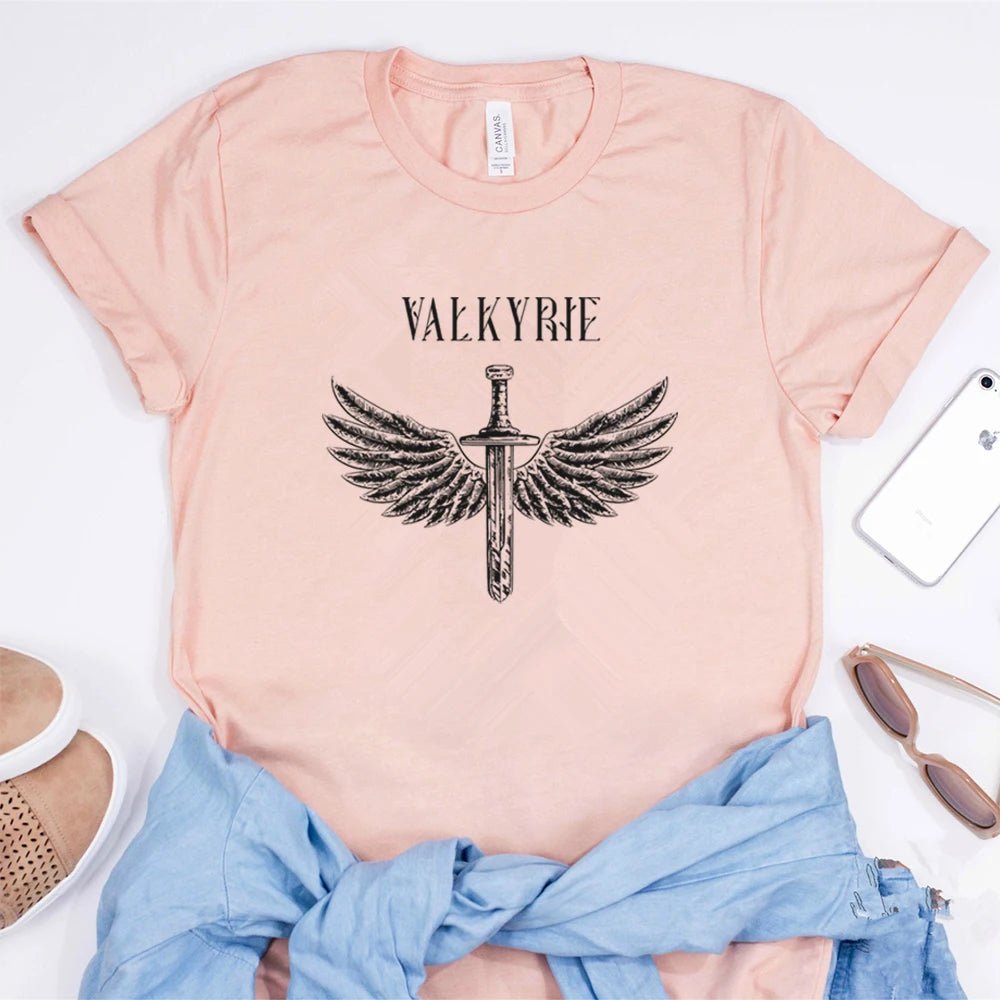 Valkyrie Norse - Inspired Court of Silver Flames T-Shirt - Vikheim
