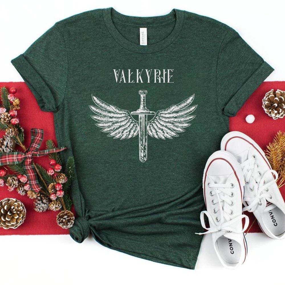 Valkyrie Norse - Inspired Court of Silver Flames T-Shirt - Vikheim