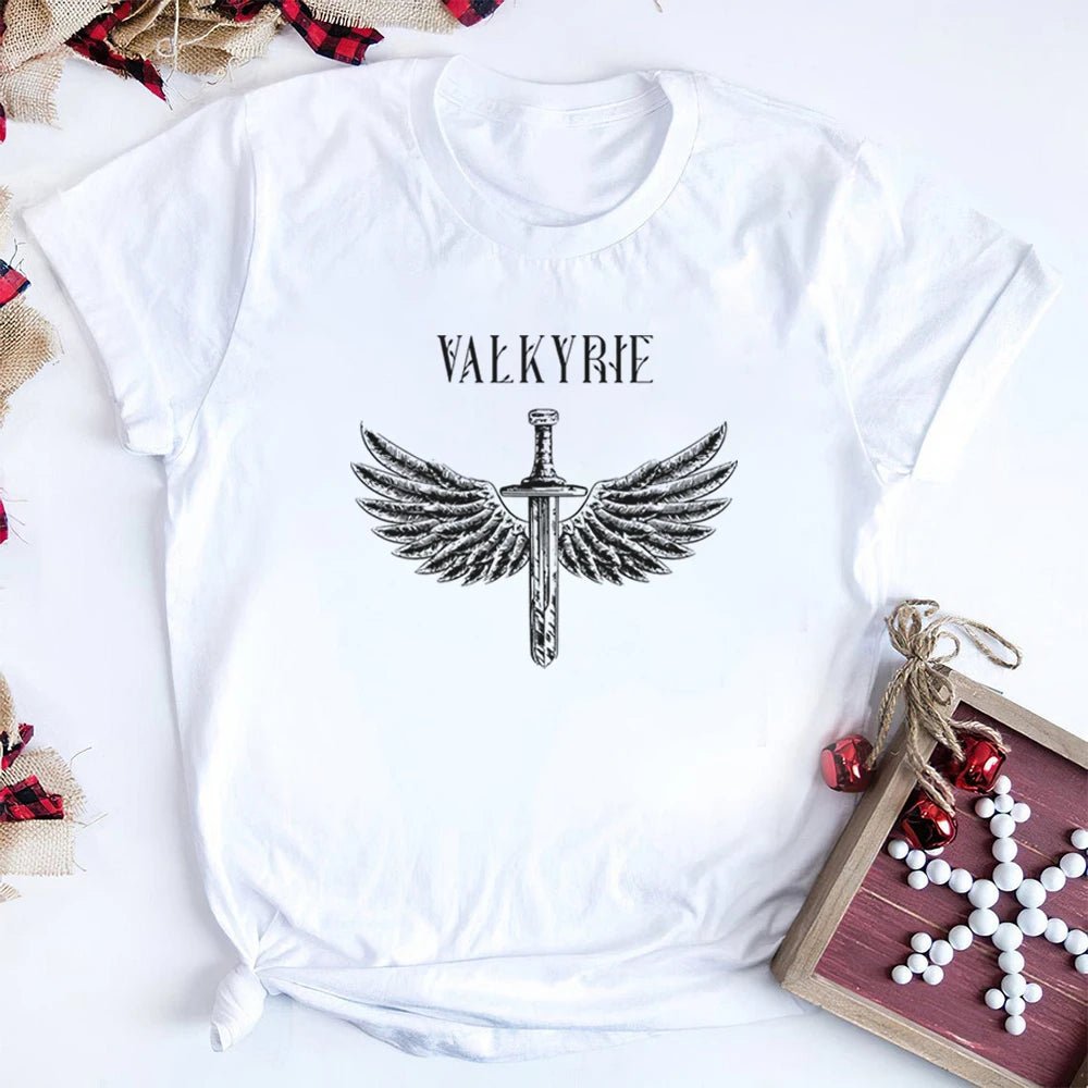 Valkyrie Norse - Inspired Court of Silver Flames T-Shirt - Vikheim