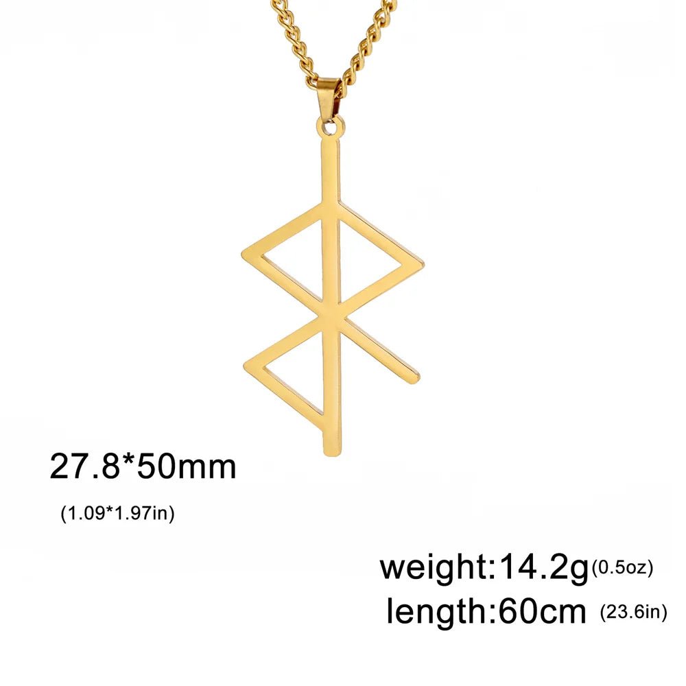 Viking Berkana - Raido Rune Necklace - Vikheim