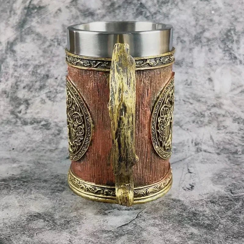 Viking Yggdrasil Stein - Double - Wall Tree of Life Beer Mug - Vikheim