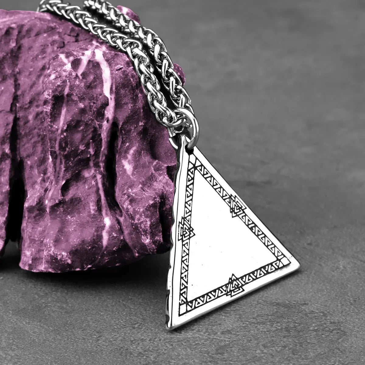 Viking Yggdrasil & Valknut Necklace – Stainless Steel - Vikheim