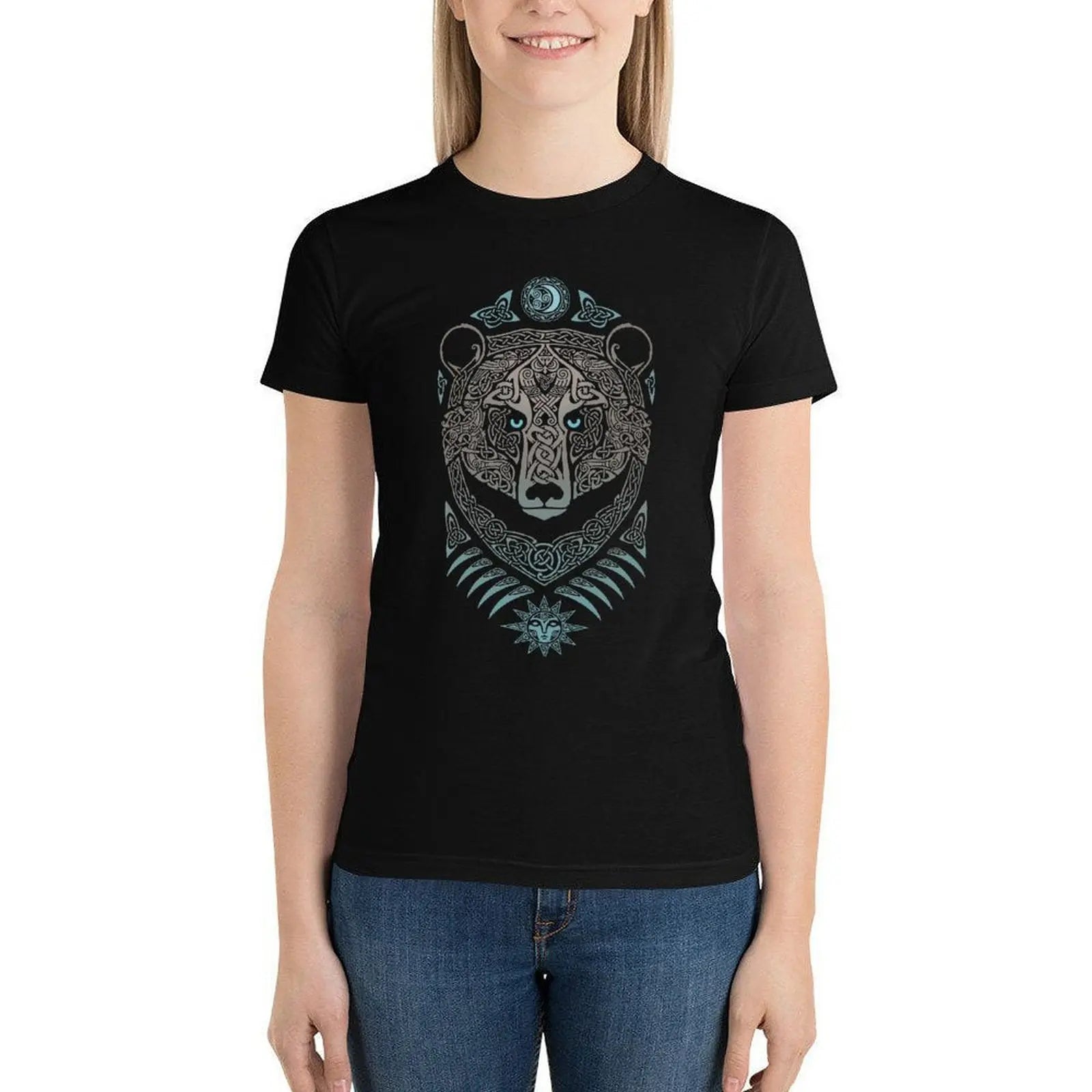 VVegvisir & Mjölnir Cotton T-Shirt - Vikheim